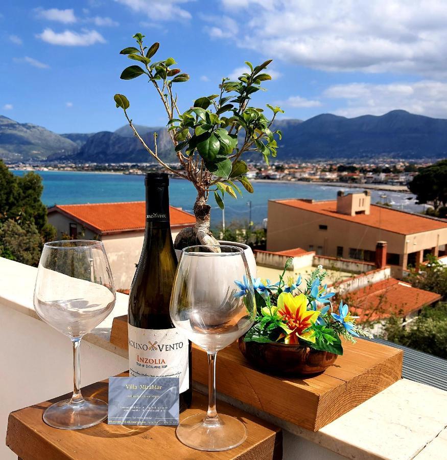 Villa Miramar Luxury Suite Palermo Airport Carini Exteriör bild